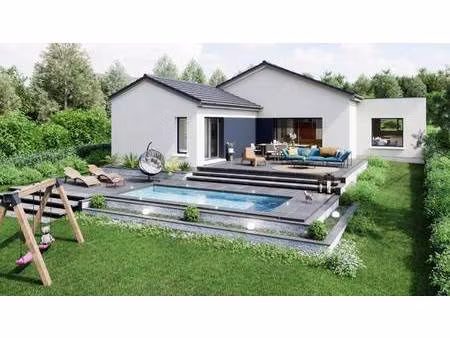 terrain avec maison neuve à vendre