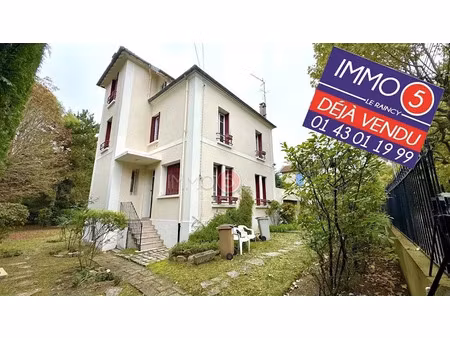 vente maison 6 pièces 125 m² à le raincy (93340)  490 000 €