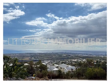 belle parcelle constructible de 384 m2 avec vue mer