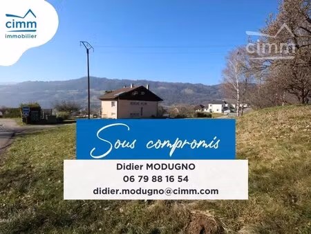 a vendre terrain a batir 484 m2 valgelon la rochette