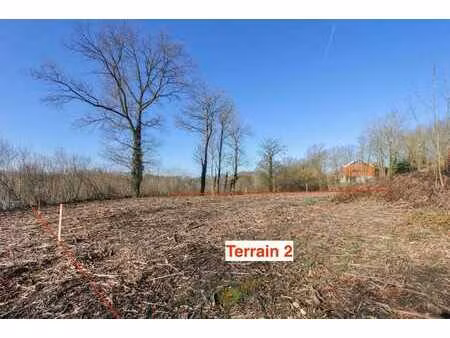 terrain pour villa 4 façades avec superbe vue sur la vallée