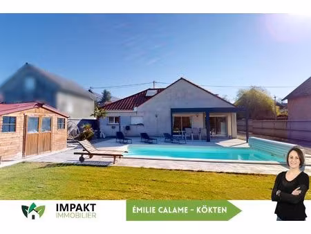 plain pied 4 chambres + bureau  au calme avec piscine secteur no