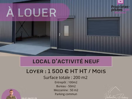 secteur carcassonne - local d'activite neuf- bureau - entrepot