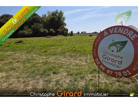 vente terrain 523 m² à calorguen (22100)  56 085 €