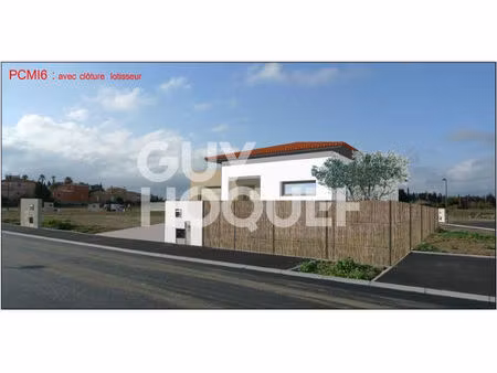 villa comtemporaine t4 en plain-pied 3 faces 132.30 m² de standing - ponteilla - livraison
