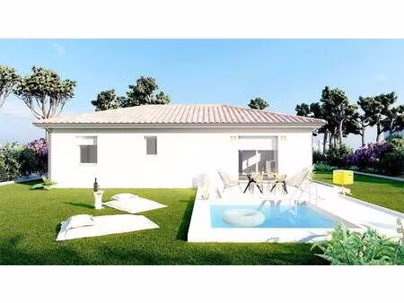 terrain avec maison neuve à vendre