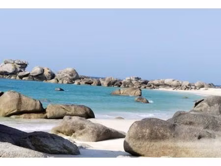 terrain agricole borné.