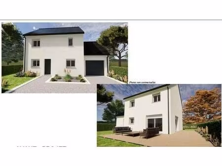 terrain avec maison neuve à vendre