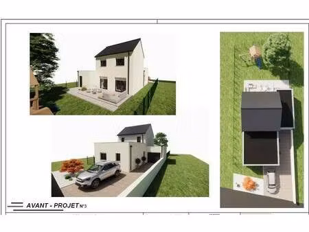 terrain avec maison neuve à vendre