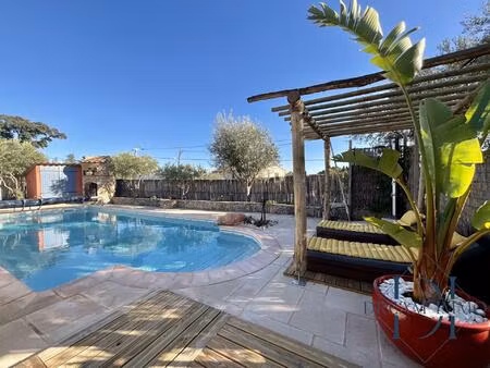 maison 4 pièces avec piscine + studio indépendant