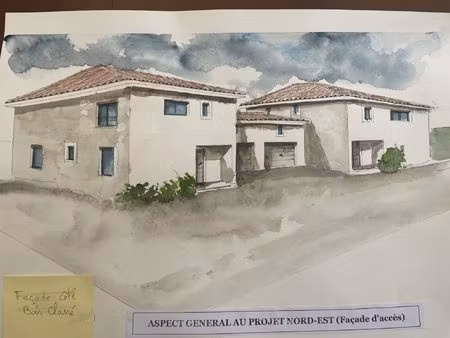 la coueste beau terrain 680m2