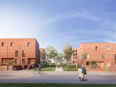 moderne woning met tuin en fietsberging in de stip – gentbrugge