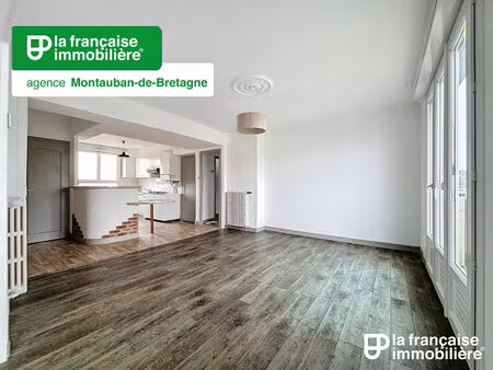 a louer - appartement t3 - 70 m² - parking - jardin - cave - grenier - saint-méen-le-grand