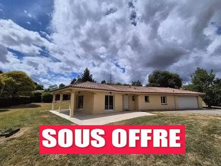 maison plain-pied t4 de 103m2 avec garage de 42m2 et terrain de 2200m2