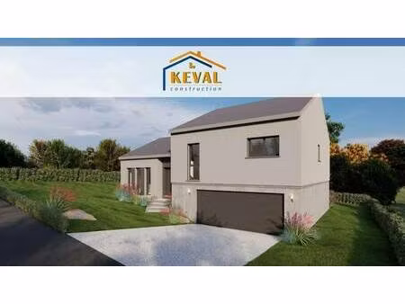 terrain avec maison neuve à vendre