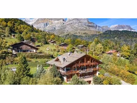 chalet avec vue panoramique et terrasse cordon (74)