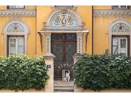 lyon 6 - parc tête d'or - hôtel particulier de 418 m² au sol - 6 chambres - jardin