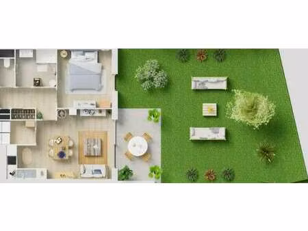 vente appartement 2 pièces à guilers (29820) : à vendre 2 pièces / 49m² guilers