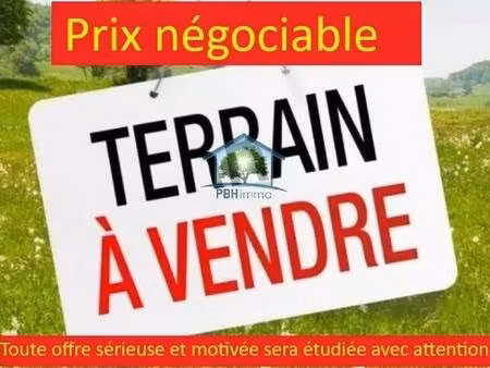 terrain constructible à vendre