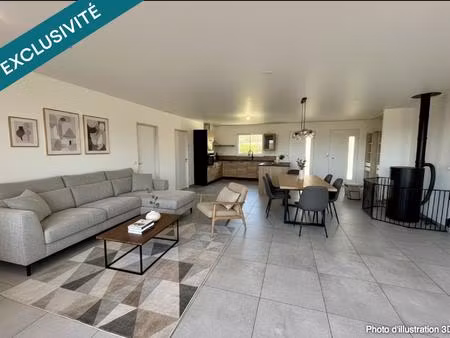 pavillon plain-pied  familial  4 chambres dont une suite parentale