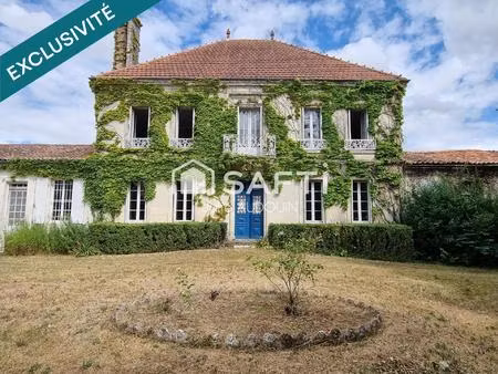 bâtisse exceptionnelle axe matha - cognac