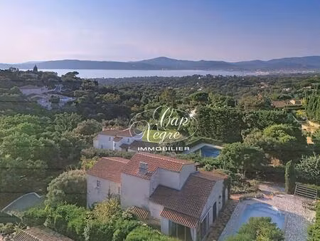 domaine de beauvallon terrain de 3045m² vue mer avec villa de 167m² à vendre à grimaud