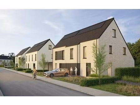 energiezuinige halfopen bebouwing in groene wijk