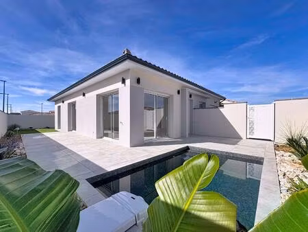 villa plain pied piscine garage