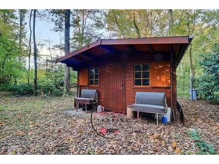 terrain de loisirs boisé à fay aux loges