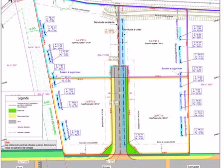 terrain constructible activités de services mont de marsan 1243 m2