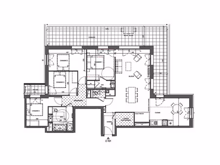 vente appartement 5 pièces 117 m² serris (77700)