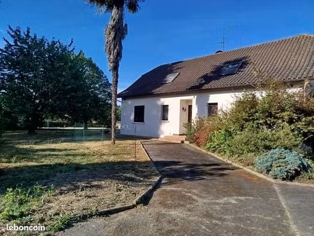 maison  plus terrain attenant avec cu commune abidos