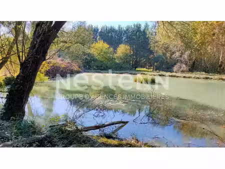 chemery  terrain de loisirs de 6630 m² avec deux petits étangs de 1000 et 2000 m²