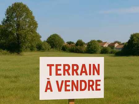 terrain constructible viabilisé à vendre