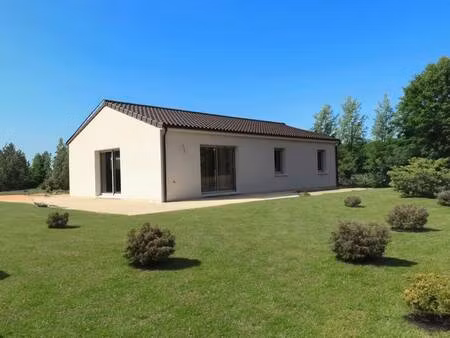 terrain avec maison neuve à vendre
