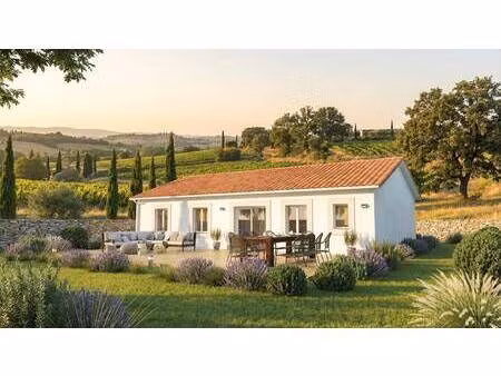 terrain avec maison neuve à vendre