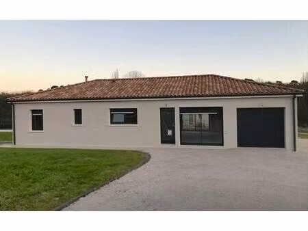 terrain avec maison neuve à vendre