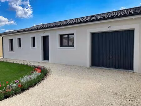 terrain avec maison neuve à vendre