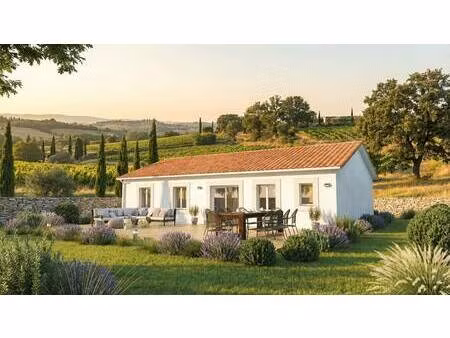terrain avec maison neuve à vendre