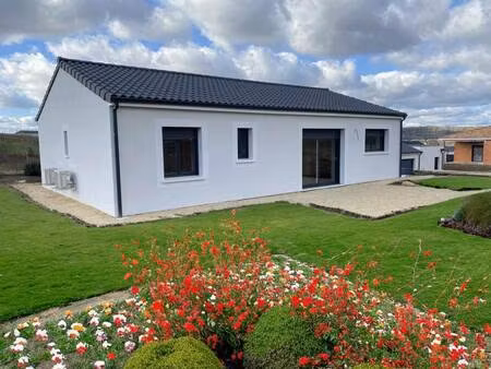 terrain avec maison neuve à vendre