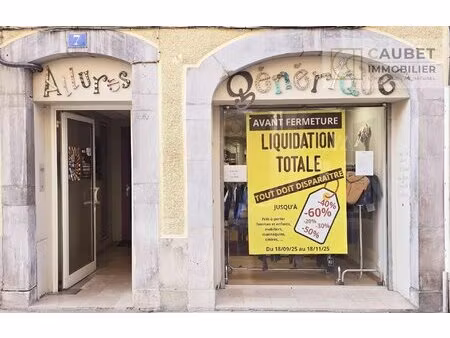 local commercial 69 m² – plein centre-ville de bagnères-de-bigorre