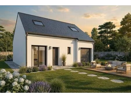 terrain avec maison neuve à vendre