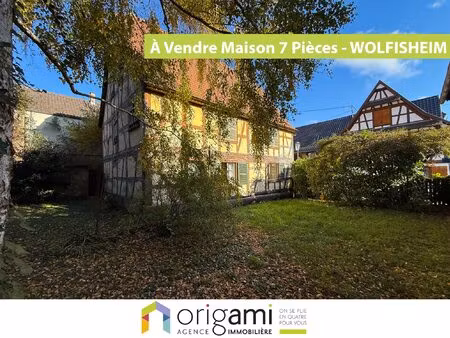 a vendre maison wolfisheim