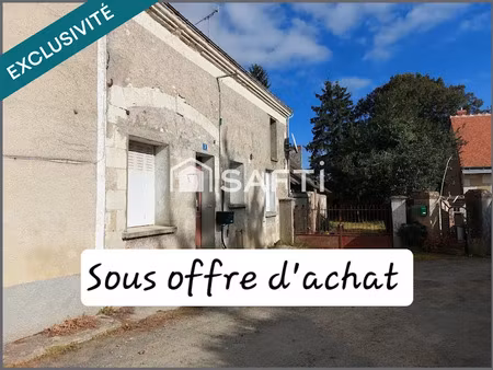 vente maison 4 pièces 60 m² à crouzilles (37220)  115 000 €