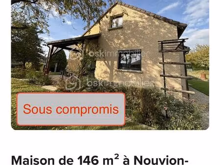 maison de 146 m² à nouvion-sur-meuse
