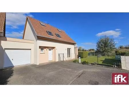 wickerschwihr: maison spacieuse 124m2 avec 4 chambres  jardin