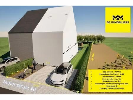 bouwgrond hob 4a44 te beersel (lot)