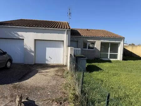 vente maison 3 pièces 74 m² la grève-sur-mignon (17170)