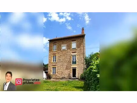 thizy-les-bourgs (69240) immeuble de rapport 151 m² habitable  terrain 500 m² avec jardin 