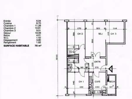 beau f4 dans residence recherchee